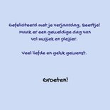 Grappige verjaardagskaart met beertje dat muziek maakt 3