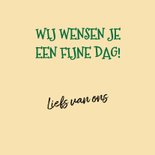 Grappige verjaardagskaart met juichende beer 2
