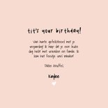 Grappige verjaardagskaart 'Tit's your birthday' 3
