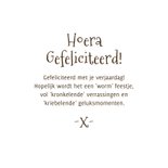 Grappige verjaardagskaart woordgrap warm birthday wishes 3