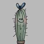 Grappige zomaar-kaart met cactus om een compliment te geven 2