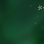 Groene kerstkaart gouden sterren Achterkant