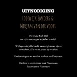 Grote foto kraft trouwkaart 3