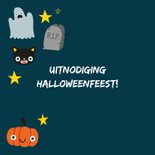 Halloween uitnodiging met illustratie 2