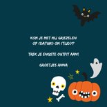 Halloween uitnodiging met illustratie 3