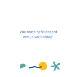 Happy Birthday vrolijke vormen 3