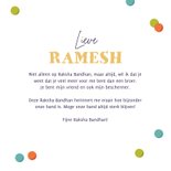 Hindi kaart Raksha Bandhan armband kralen mandala 3