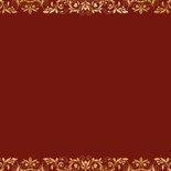 Hindoestaanse trouwkaart met henna patronen en hartjes Achterkant