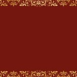 Hindoestaanse trouwkaart met henna patronen en hartjes Achterkant