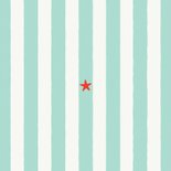 Hip en trendy kerstkaartje mintgroen streep merry xmas Achterkant
