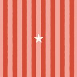 Hip en trendy kerstkaartje roodroze streep merry xmas Achterkant