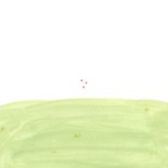 Hip geboortekaartje kamperen bergen tent wipstoel Achterkant