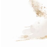 Hip unisex geboortekaartje nude watercolor Achterkant