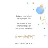 Hip zakelijk kerstkaartje bedankt medewerker 3