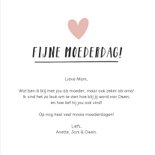 Hippe handlettering moederdagkaart voor de liefste oma  3