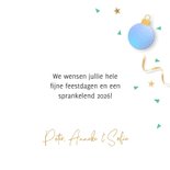 Hippe kerstkaart met kerstwensen 2026 3