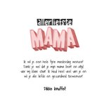 Hippe moederdag kaart typografie Allerliefste mama hartjes 3