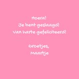 Hippe neon uitnodiging  / felicitatiekaart 3