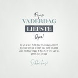 Hippe Vaderdag kaart voor je liefste opa met typografie 3