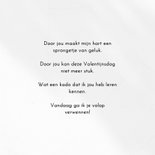 Hippe valentijnskaart met eigen foto en hartjes 3d ballonnen 3