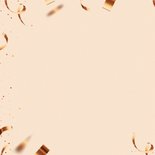 Hippe verjaardagskaart 50 koper 3d van harte confetti 2