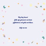 Hoera getrouwd - golden - felicitatiekaart 3