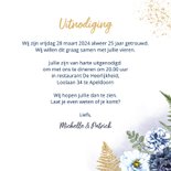 Huwelijksjubileum blauwe rozen foto 3