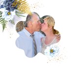 Huwelijksjubileum blauwe rozen 2