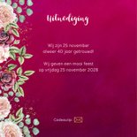 Huwelijksjubileum rozen bordeaux 2