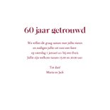 Jubileum 60 jaar getrouwd 3