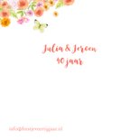 Jubileum aquarel bloemen 2