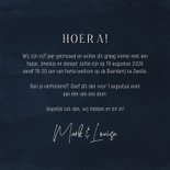 Jubileum uitnodiging fotocollage 5 jaar getrouwd 3