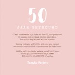 Jubileum uitnodiging hip hout vintage kant met foto's 3