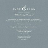 Jubileumfeest klassiek vintage kant krans uitnodiging kraft 3