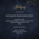 Jubileumfeest uitnodiging goud 50 jaar getrouwd foto hartjes 3