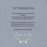 Jubileumkaart anemoon en eucalyptustakken 3