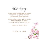 Jubileumkaart bloesemtakken vlinders 3