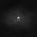 Jubileumkaart feest champagne met foto en gouden linten Achterkant