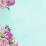 Jubileumkaart hart rozen 2
