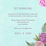 Jubileumkaart hart rozen 3