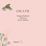 Jubileumkaart huwelijk rozen botanical 2