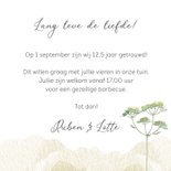 Jubileumkaart huwelijk veldbloemen 3