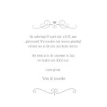 Jubileumkaart jaar getrouwd 3