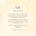 Jubileumkaart met foto, wegwijzer en bloemen 25 jaar 3