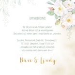 Jubileumkaart met witte rozen 3