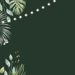 Jubileumkaart priklampjes en takjes groen 2