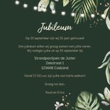 Jubileumkaart priklampjes en takjes groen 3