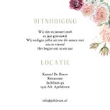 Jubileumkaart rozen eucalyptusblad 3