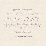 Jubileumkaart voor huwelijk met vintage bloemen  3