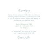 Jubileumkaart zestig jaar getrouwd bloemenkader met foto's 3